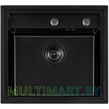 Кухонная мойка ARFEKA Eco AR 520x490 Black PVD Nano